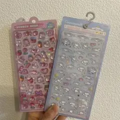 ボンボンドロップシール　シナモン　サンリオミニ　ももいろ　2枚セット　正規品