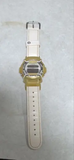 CASIO Baby-G デジタル腕時計 ホワイト/イエロー