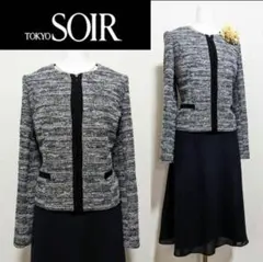 Tokyo soir 東京ソワール　リファンネ　ジャケット×ワンピース セット