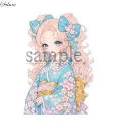 【SA-359】Sakura＊オリジナル♡人物ステッカー