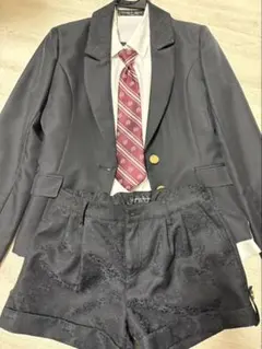 値下げ‼️卒業式に黒のフォーマルスーツセット