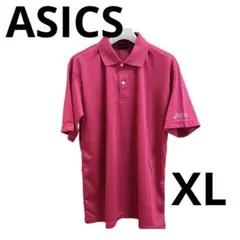 【美品】ASICS アシックス メンズウェア ポロシャツ ピンク XL