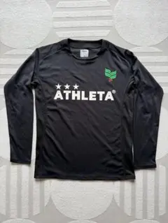 ATHLETA サッカー長袖シャツ 160cm ブラックのサムネイル