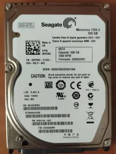 Seagate Momentus 7200.4 500GB SATA HDD