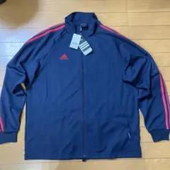 アディダス　climalite ジャージ　上着　Mサイズ　ネイビー