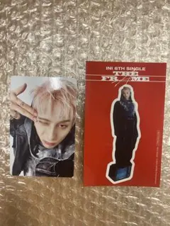 西洸人トレカ シール INI THE FRAME FRAME IN ver