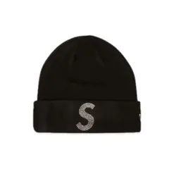 Supreme スワロフスキー Sロゴ ニット帽