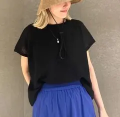 【美品】JOURNAL STANDARD メッシュオーバープルオーバー 黒のサムネイル
