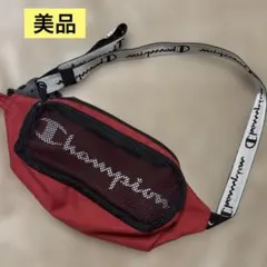 美品！ライトオン購入　Champion ボディバッグ レッド ウエストポーチ