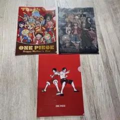 ONE PIECE お菓子グッズ ワンピース　クリアファイル