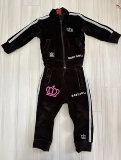BABY DOLL ブラウン ジャージ 80