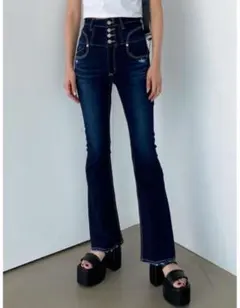 emoda ハイウエスト フレア