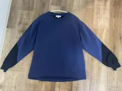 THE SHOP TK ネイビー・ブラック トレーナー S