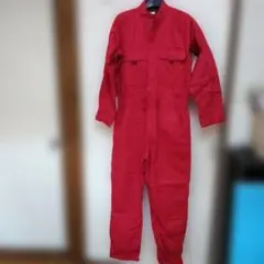 メンズAlphabetic.Club 赤色つなぎ ハイカラ一タイプ