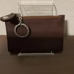 ☆開店セール☆ 新品未使用 美品 コーチ スムースレザー ロゴ コインケース③