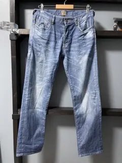 ライトブルー ストレートデニム