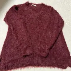 Khalita ふわふわニット Vネック ニット