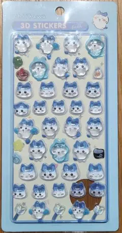 ハチワレ ✨ちいかわ ボンボンドロップ 3Dステッカー ② 海外製品