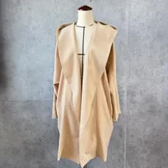 アーバンリサーチロッソ フードガウンコート カーディガン ベージュ F 日本製