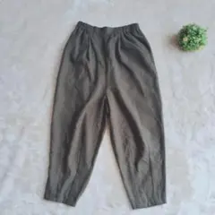 【SM2】 サーカスパンツ くすみカーキ ナチュラル　ゆるシルエット　大人可愛い