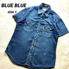 BLUE BLUE　ウエスタンデニムシャツ　聖林公司　日本製　インディゴ