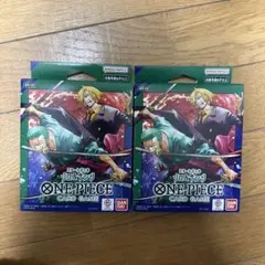 Q*1様 ワンピースカードゲーム スタートデッキ ゾロ＆サンジ 4個セット 