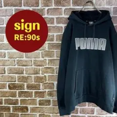 PUMA プーマ　ビッグプリントロゴ　スウェットパーカー