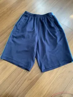 子供ネイビー ハーフパンツ サイドストライプ