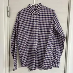 Brooks Brothers 346 チェック柄 長袖シャツ XL