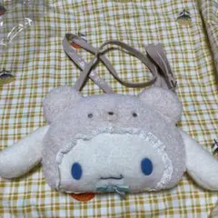 サンリオ　シナモロール（シナモン）　ラテクマベビー　2WAYショルダーバッグ