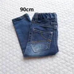 F.O.KIDS　デニムパンツ ウエストゴム　90cm