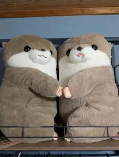カワウソのコツメちゃん BIGぬいぐるみ ウソ坊 ウソ子 - メルカリ