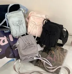 ショルダーバッグ 斜め掛けバッグ スマホポーチ ミニスクエア カジュアル 通学