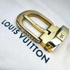 【良品】LOUIS VUITTON ベルトバックル ゴールド ロゴ LV