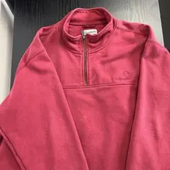 Carhartt ハーフジップ スウェット 2XL 赤