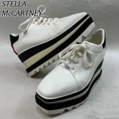 K384 美品 23.0cm ステラマッカートニー 厚底 スニーカー レディース
