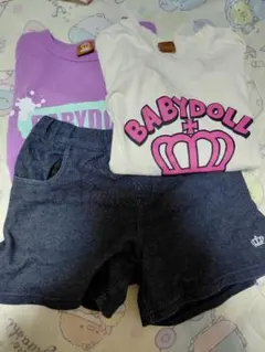 BABYDOLL ロンT .トレーナー、パンツセット