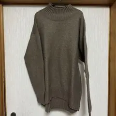 GU オーバーサイズ ハイネック ニット チュニック Ｍ