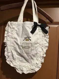 フランシュリッペ　アイボリー フリルリボン 香水　バッグ
