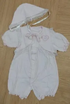 【匿名配送】ロンパース お出かけ着 春夏 50～70cm