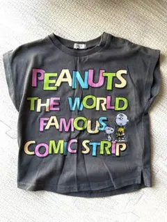 PEANUTS スヌーピー Tシャツ グレー 90cmのサムネイル