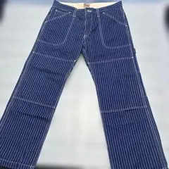 Houston BILLVAN ウォバッシュ ストライプ ペインターパンツ32のサムネイル