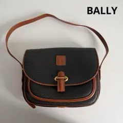 BALLY バリー フルレザー ショルダーバッグ 黒 レディース ブランド 