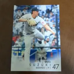 野球カード ロッテ 鈴木昭汰