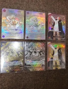 【観賞・展示・盗難防止用】ワンピースカード　ニカ　シャンクス　ティーチ　セット