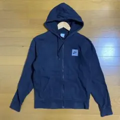 【L191】 NIKE ジップパーカー サイズS ブラック