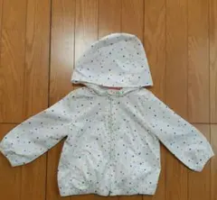 babyGAP　ウィンドブレーカー　星柄 アウター　白地