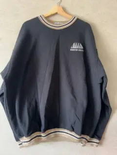 ブラックトレーナー スウェット XL 古着 希少