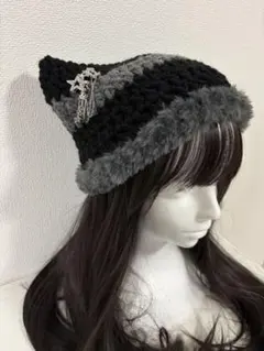 猫耳ニット帽 ファッション小物