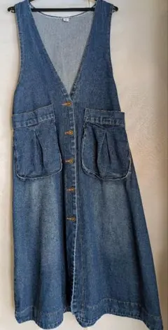 Mng Ji ノースリーブデニムワンピース